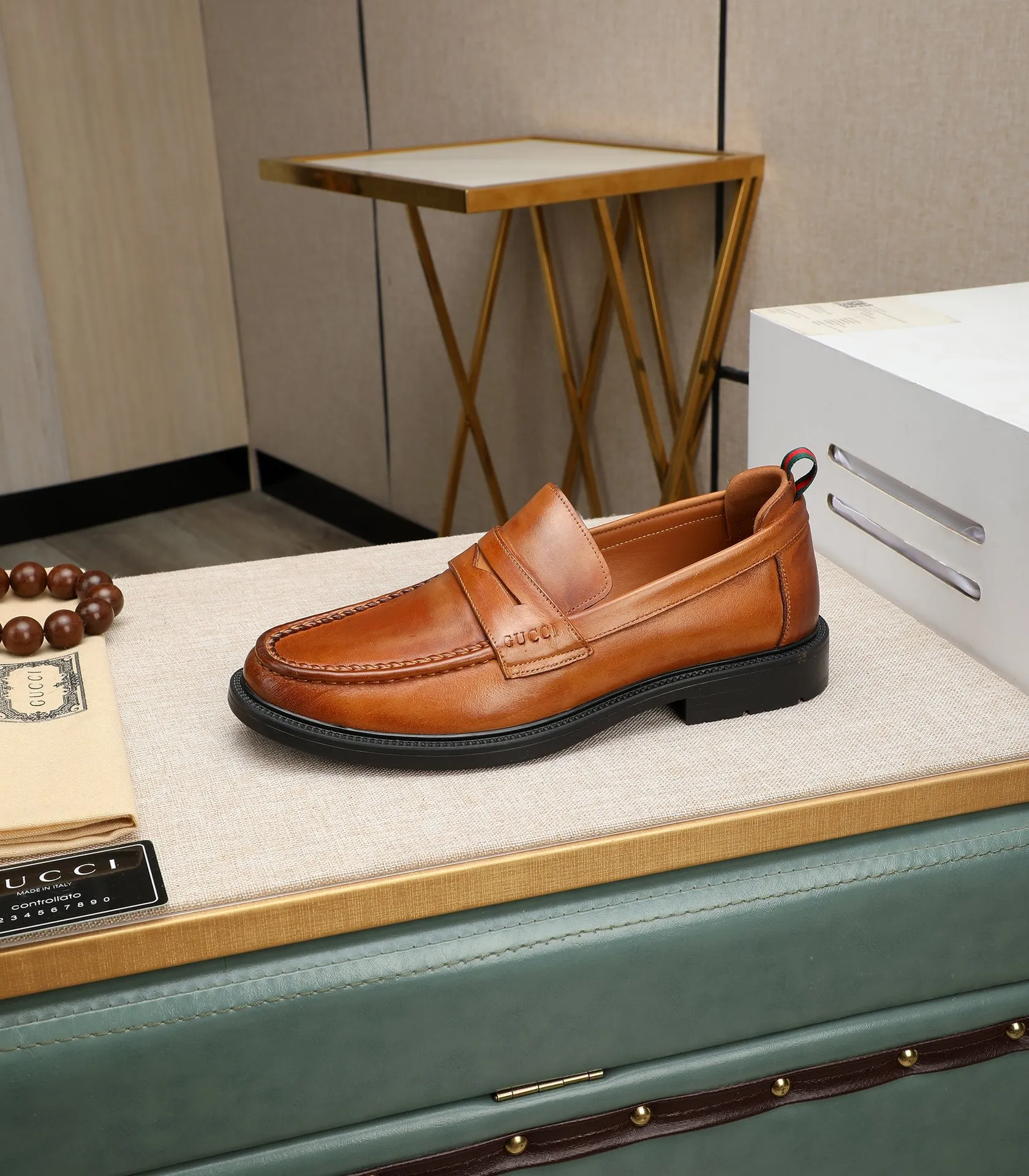 Men's men's shoes💰500📛📛Original (water-dyed cow lining) Gucci GUCCI official website formal shoes🌀 Italian🇮🇹imported cowhide➕top imported water-dyed cowhide lining💋Finely handmade original bottom, the real thing looks better when photographed in person Standard size 38-44